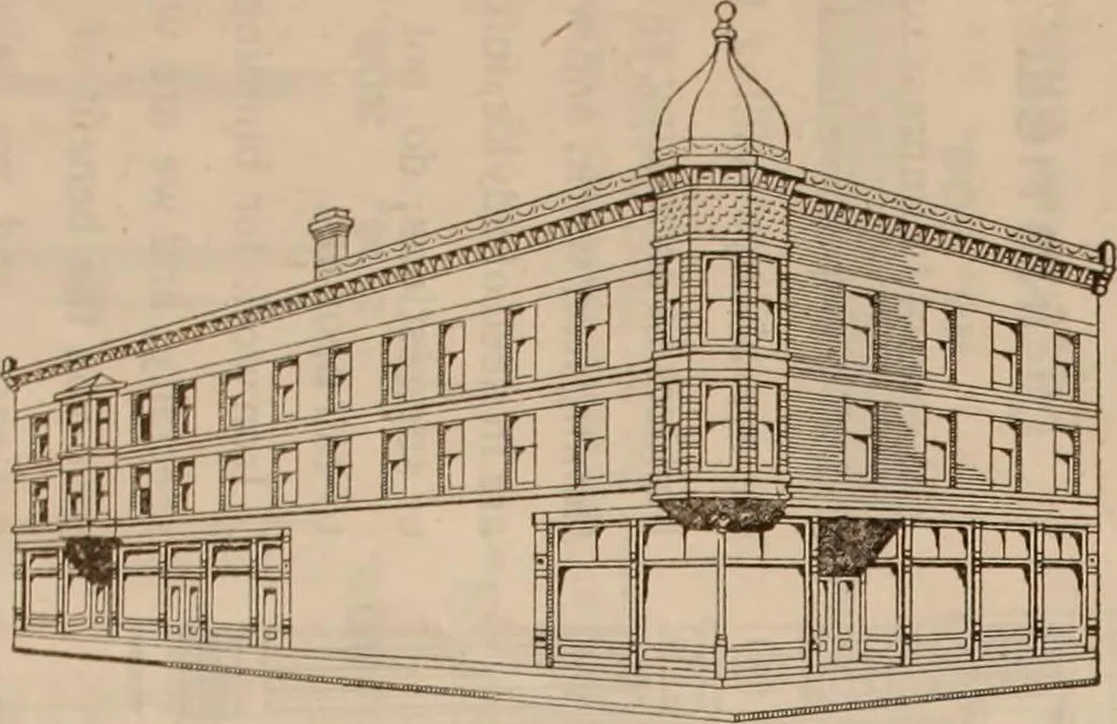 An illustration from Store fronts : our specialties: cast iron, steel, galvanized iron, woodwork, wrought iron., 1904, leaf 35