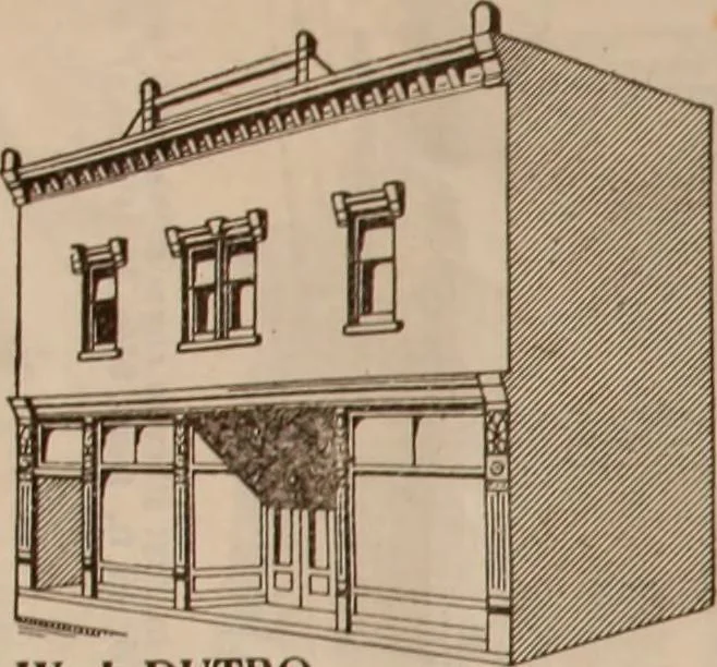 An illustration from Store fronts : our specialties: cast iron, steel, galvanized iron, woodwork, wrought iron., 1904, leaf 4
