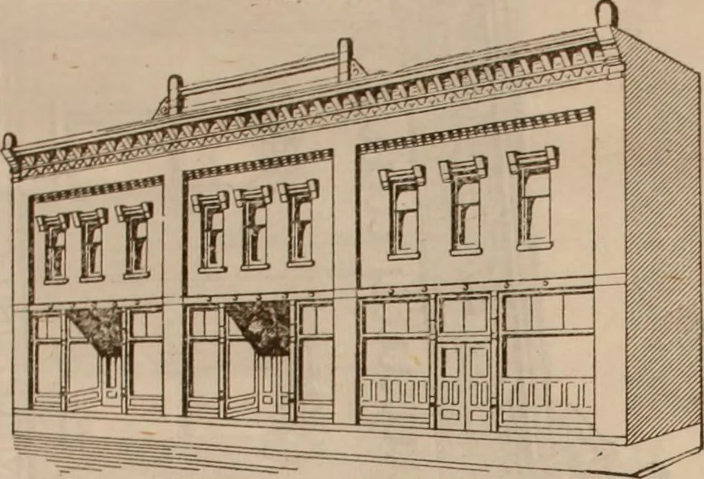 An illustration from Store fronts : our specialties: cast iron, steel, galvanized iron, woodwork, wrought iron., 1904, leaf 4