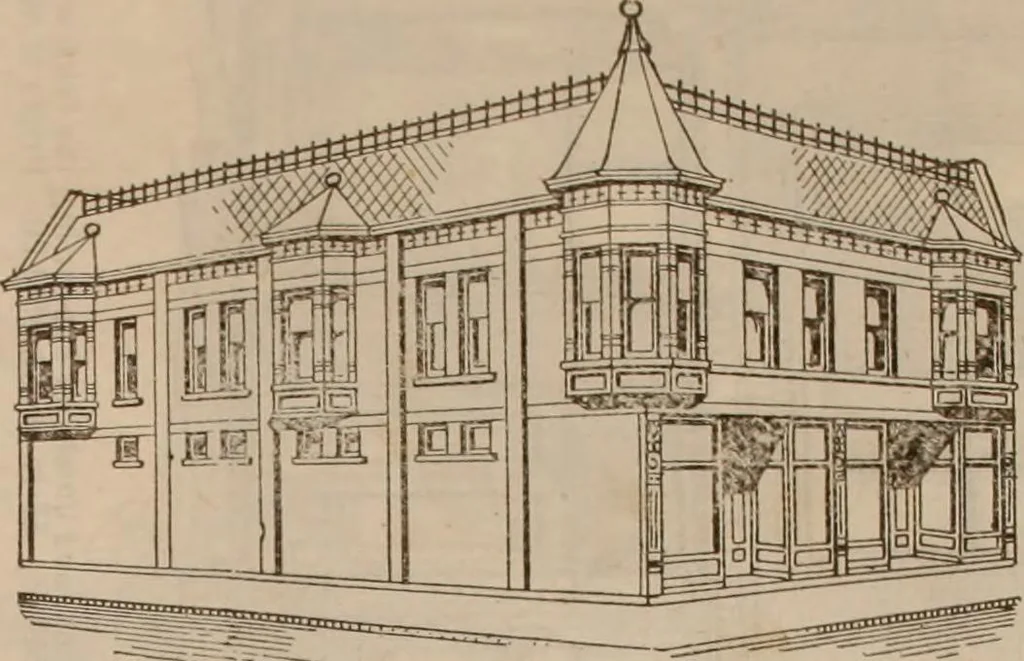 An illustration from Store fronts : our specialties: cast iron, steel, galvanized iron, woodwork, wrought iron., 1904, leaf 4