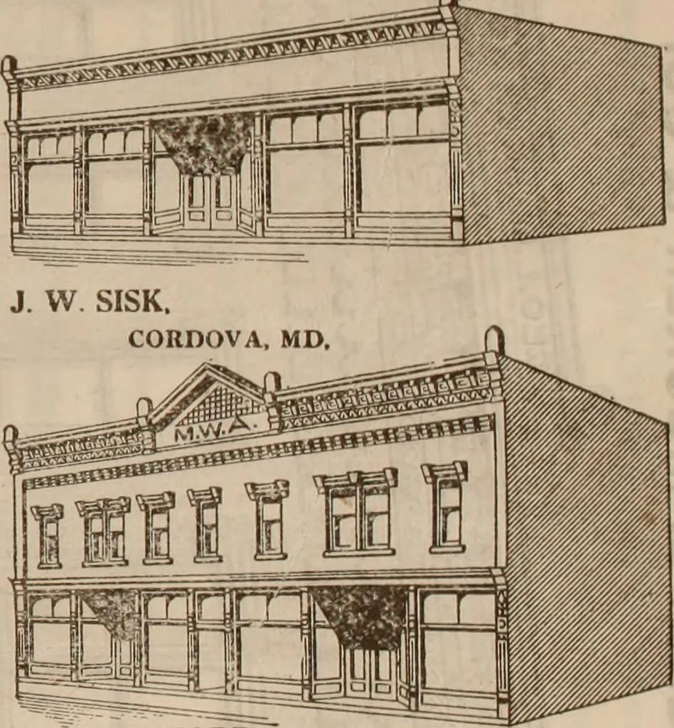 An illustration from Store fronts : our specialties: cast iron, steel, galvanized iron, woodwork, wrought iron., 1904, leaf 4