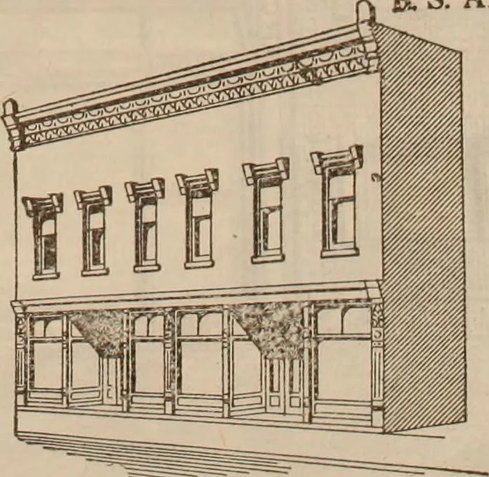 An illustration from Store fronts : our specialties: cast iron, steel, galvanized iron, woodwork, wrought iron., 1904, leaf 4