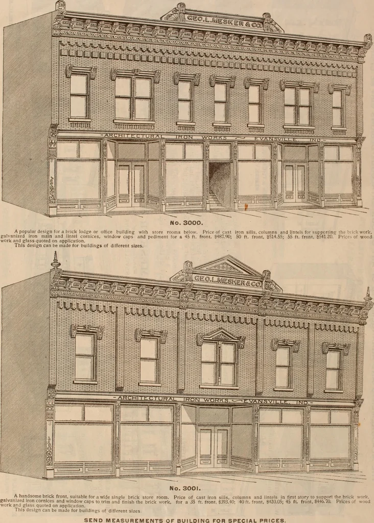 An illustration from Store fronts : our specialties: cast iron, steel, galvanized iron, woodwork, wrought iron., 1904, leaf 5