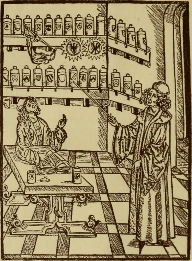 An illustration from Storia antiquaria etrusca : del principio e de' progressi fatti finora nello studio sopra l'antichità etrusche scritte e figurate : divisa in due parti, colla difesa dell' alfabeto degli antichi Toscani pubblicato nel MDCCXXXVIII dall' autore del Museo etrusco [i.e. Scipione Maffei] : col XII tavole e figure, 1749, leaf 3