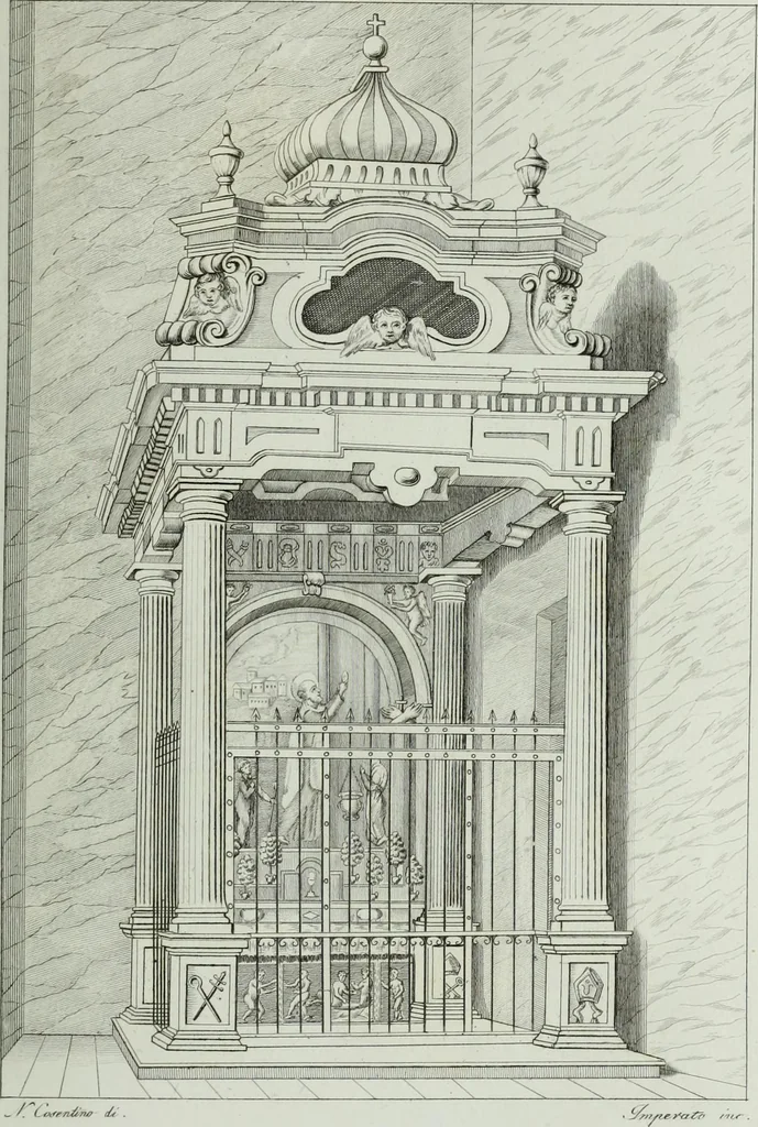 An illustration from Storia dei monumenti del reame delle Due Sicilie, 1846, leaf 574