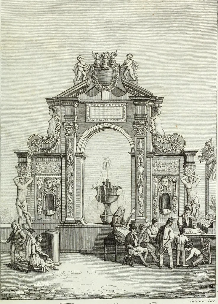 An illustration from Storia dei monumenti del reame delle Due Sicilie, 1846, leaf 134