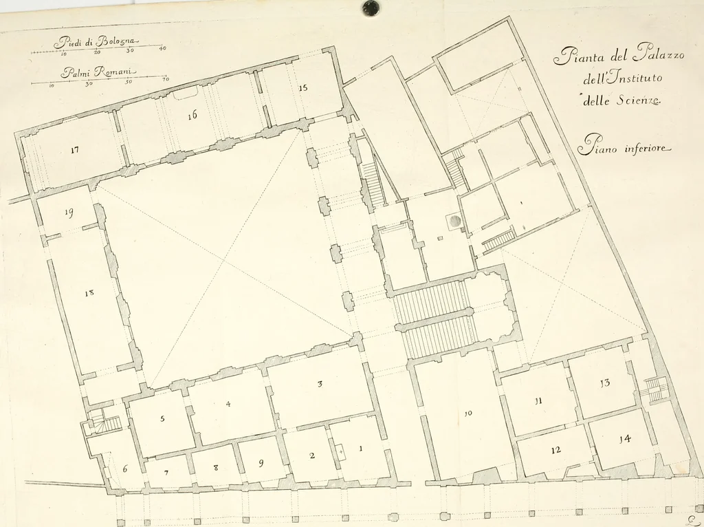 An illustration from Storia dell' Accademia clementina di Bologna, aggregata all'Instituto delle scienze e dell'arti, 1739, leaf 26