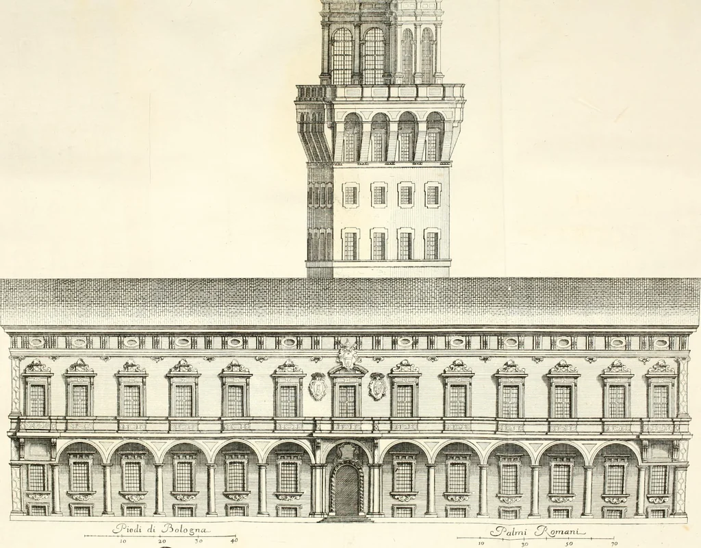 An illustration from Storia dell' Accademia clementina di Bologna, aggregata all'Instituto delle scienze e dell'arti, 1739, leaf 30
