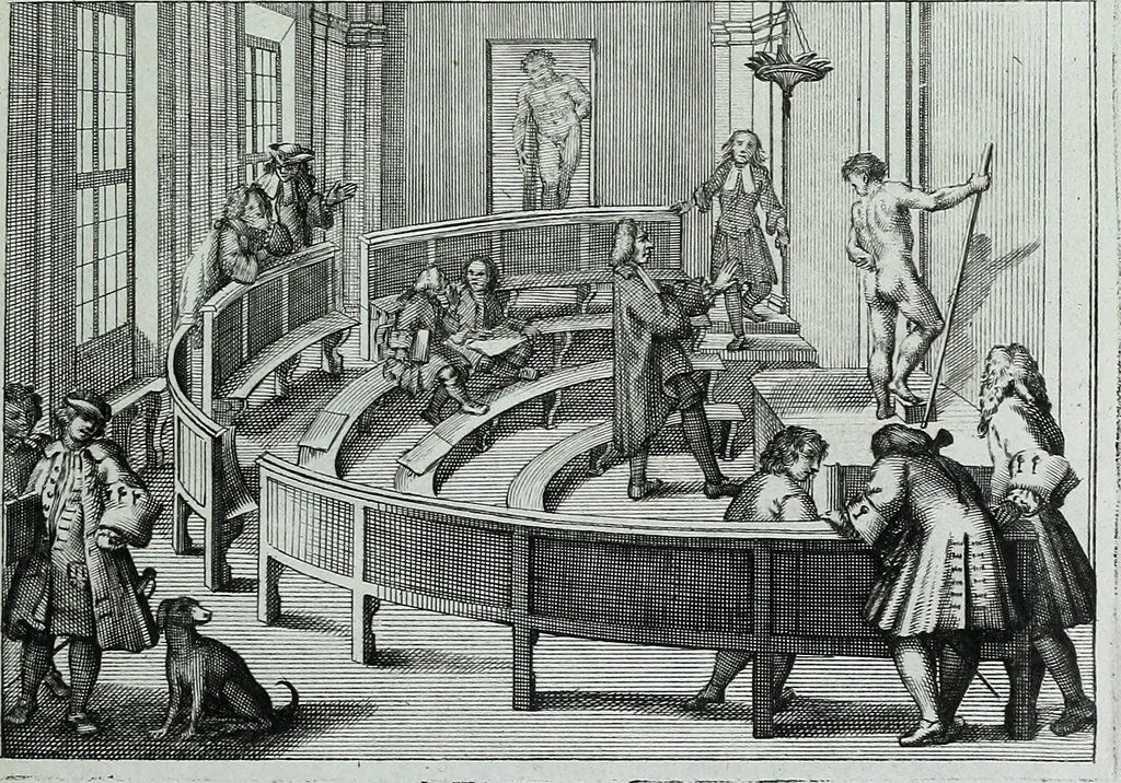 An illustration from Storia dell' Accademia clementina di Bologna, aggregata all'Instituto delle scienze e dell'arti, 1739, leaf 4