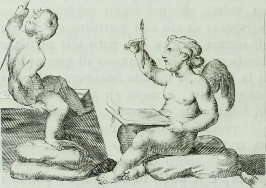 An illustration from Storia dell' Accademia clementina di Bologna, aggregata all'Instituto delle scienze e dell'arti, 1739, leaf 433