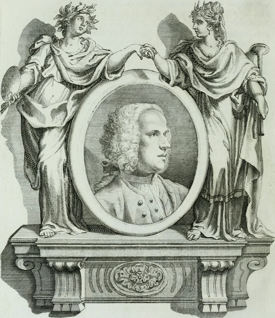 An illustration from Storia dell' Accademia clementina di Bologna, aggregata all'Instituto delle scienze e dell'arti, 1739, leaf 259