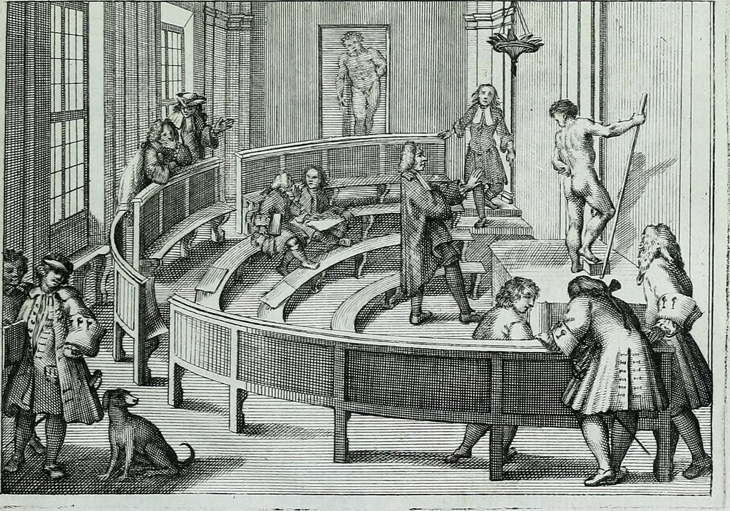 An illustration from Storia dell' Accademia clementina di Bologna, aggregata all'Instituto delle scienze e dell'arti, 1739, leaf 6