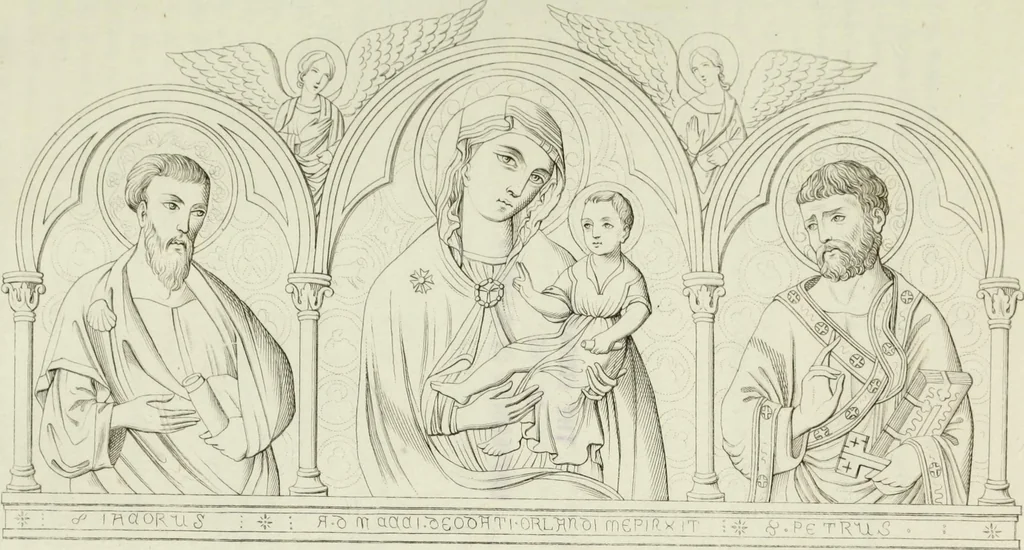 An illustration from Storia della pittura italiana esposta coi monumenti, 1848, leaf 196