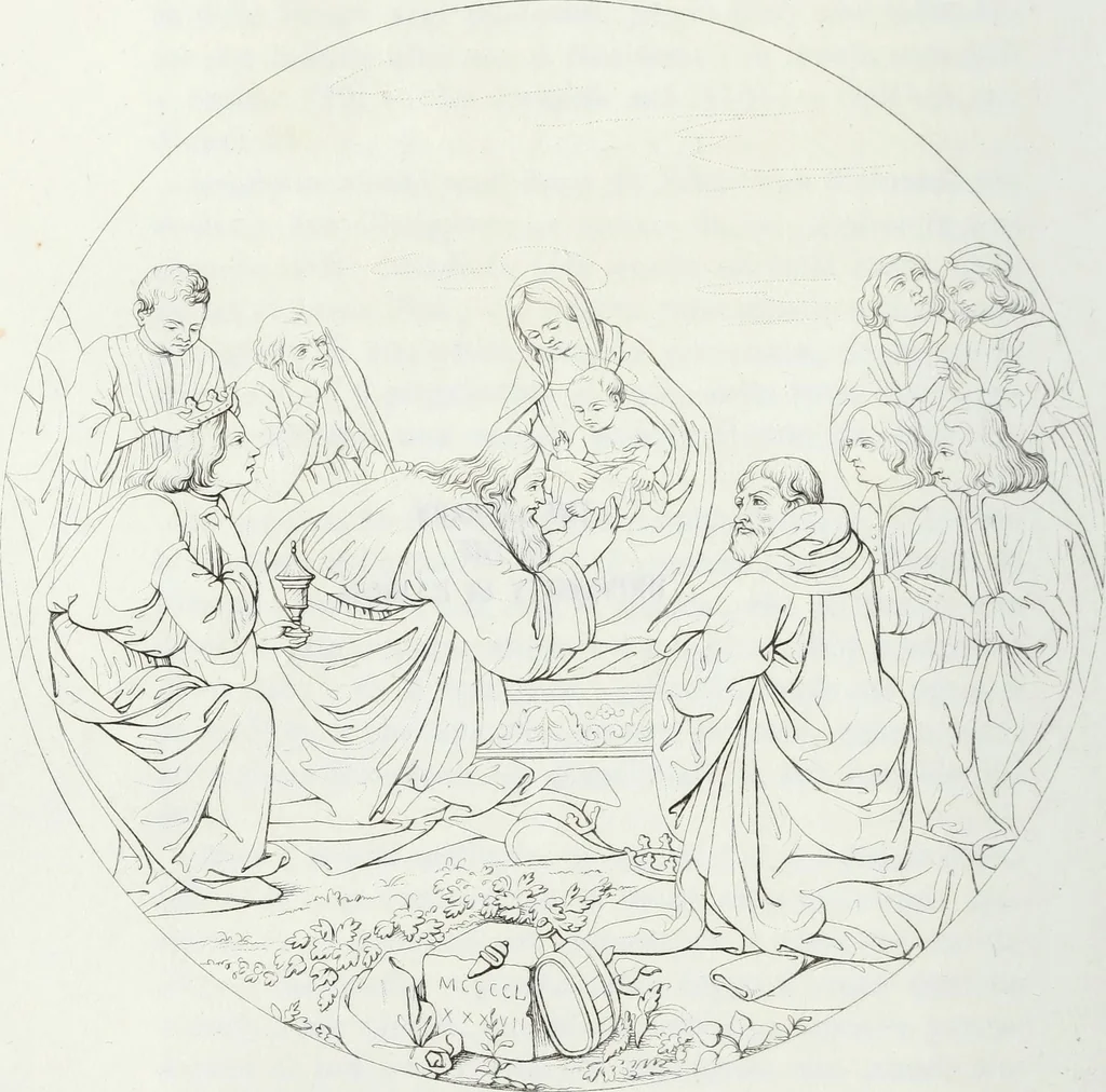 An illustration from Storia della pittura italiana esposta coi monumenti, 1848, leaf 193