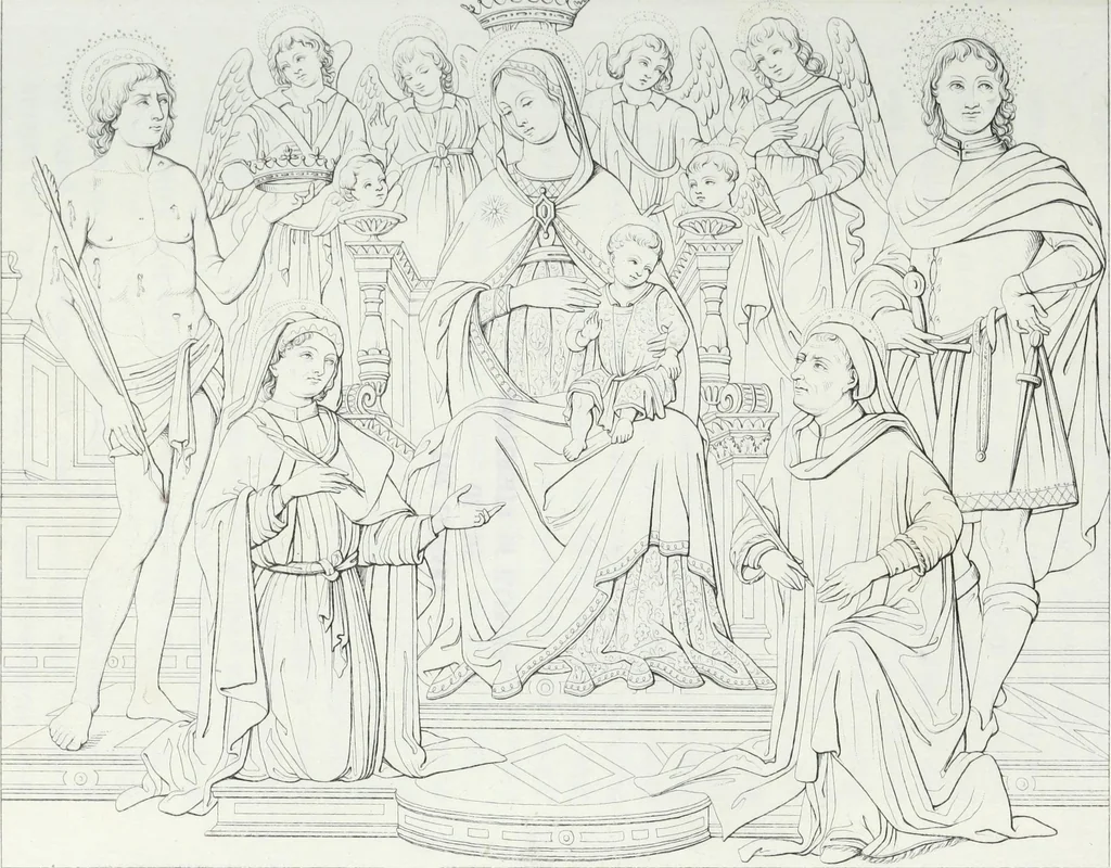 An illustration from Storia della pittura italiana esposta coi monumenti, 1848, leaf 199