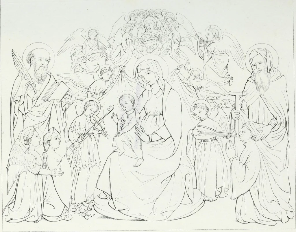 An illustration from Storia della pittura italiana esposta coi monumenti, 1848, leaf 53