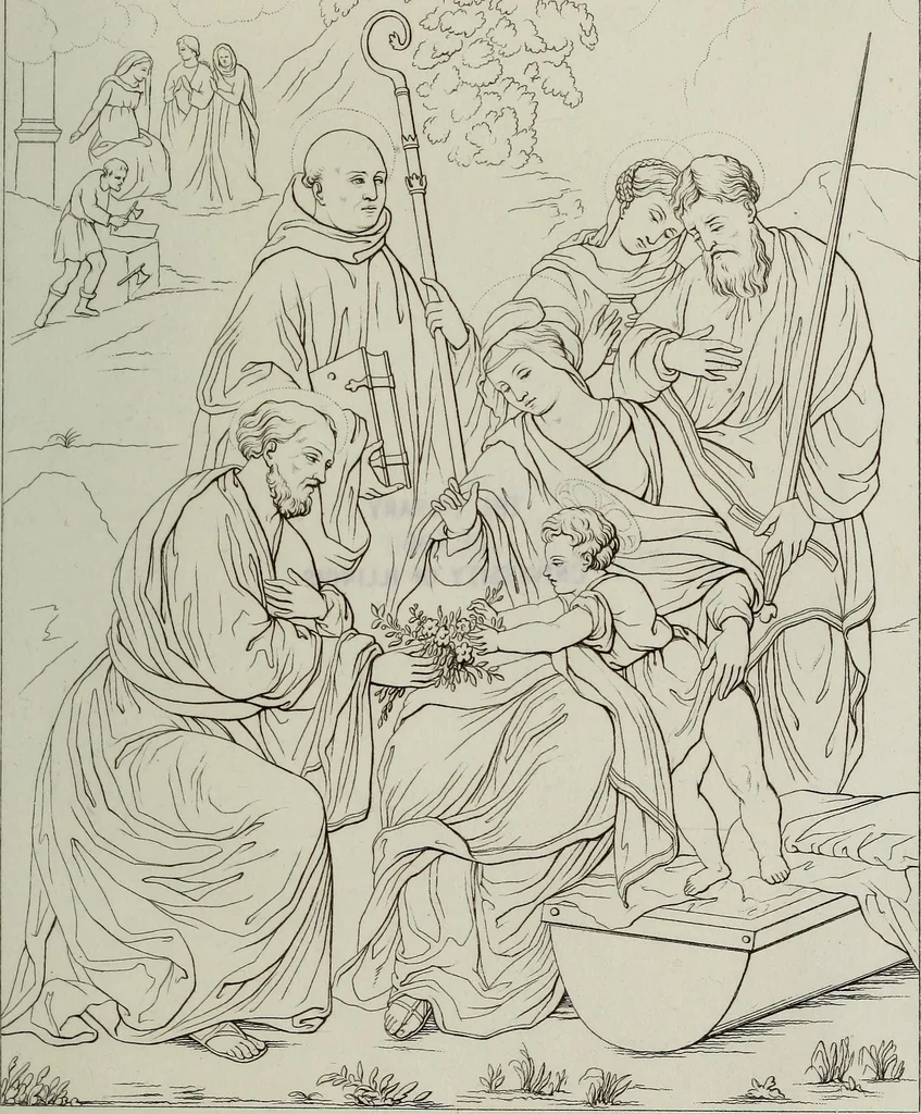 An illustration from Storia della pittura italiana esposta coi monumenti, 1848, leaf 204