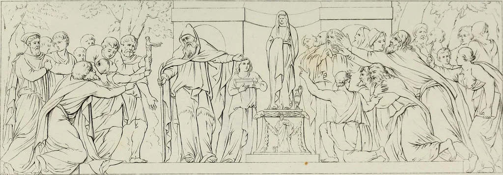 An illustration from Storia della pittura italiana esposta coi monumenti, 1848, leaf 23