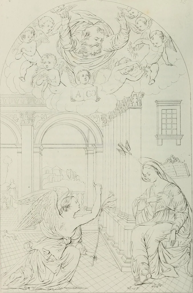 An illustration from Storia della pittura italiana esposta coi monumenti, 1848, leaf 27