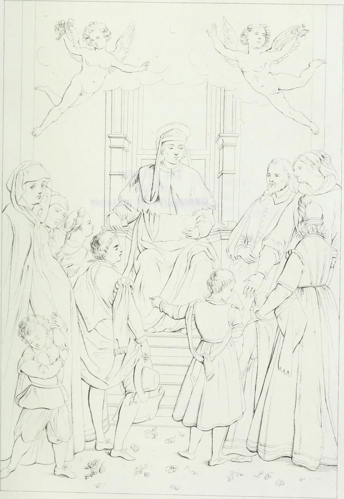 An illustration from Storia della pittura italiana esposta coi monumenti, 1848, leaf 156