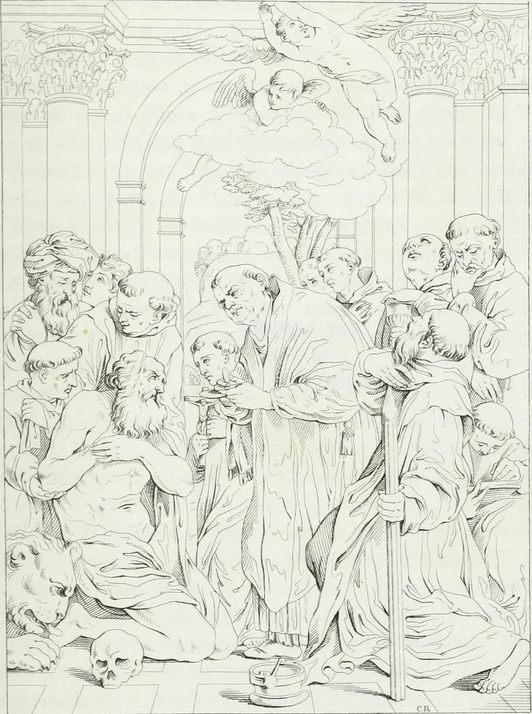 An illustration from Storia della pittura italiana esposta coi monumenti, 1848, leaf 28