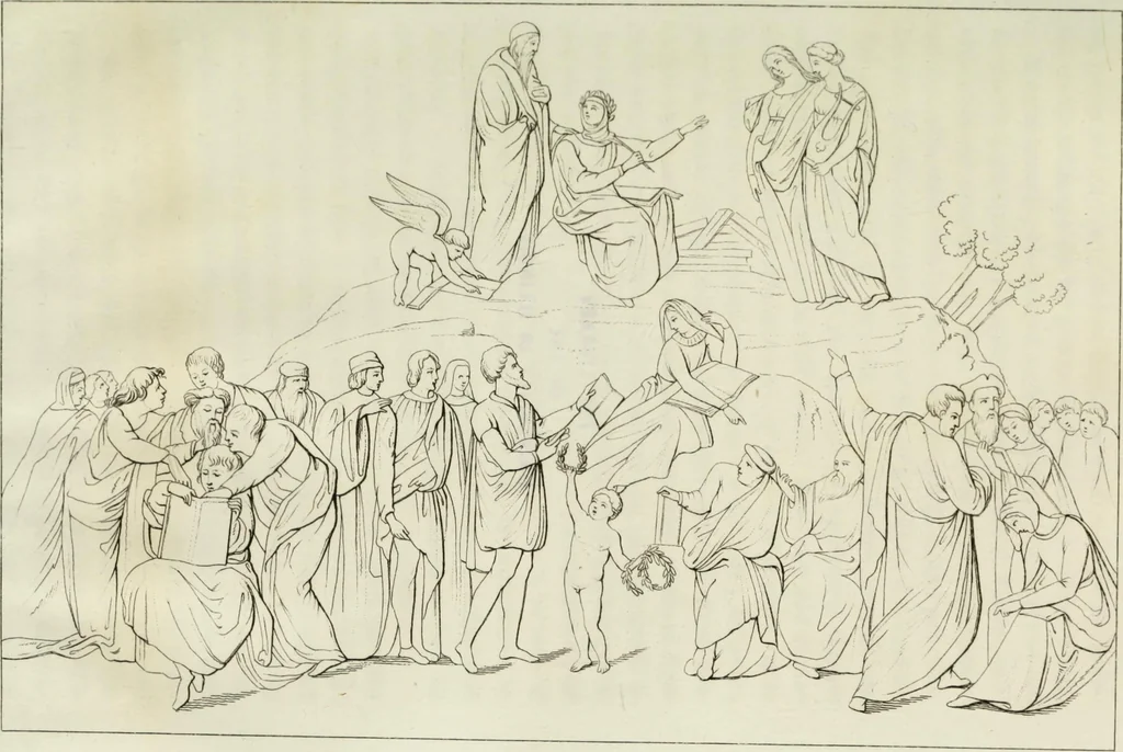 An illustration from Storia della pittura italiana esposta coi monumenti, 1848, leaf 208