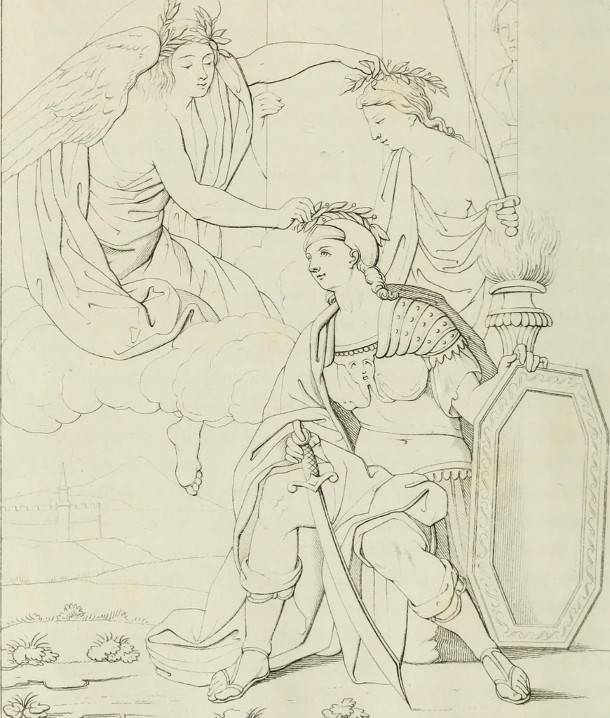 An illustration from Storia della pittura italiana esposta coi monumenti, 1848, leaf 9