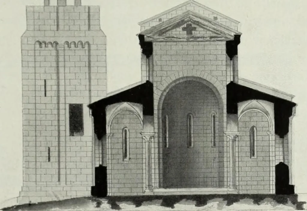 An illustration from Storia dell'arte in Sardegna dal XI al XIV secolo, 1907, leaf 124