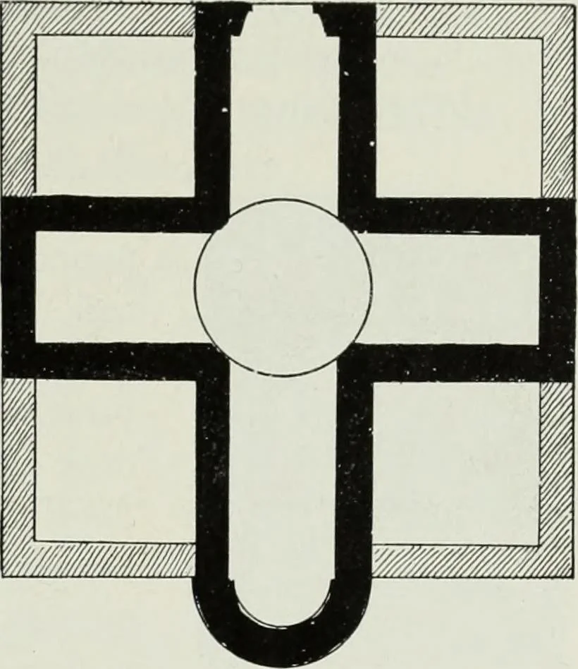 An illustration from Storia dell'arte in Sardegna dal XI al XIV secolo, 1907, leaf 44