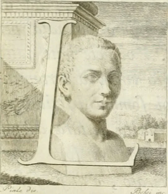 An illustration from Storia delle arti del disegno presso gli antichi, 1783, leaf 10