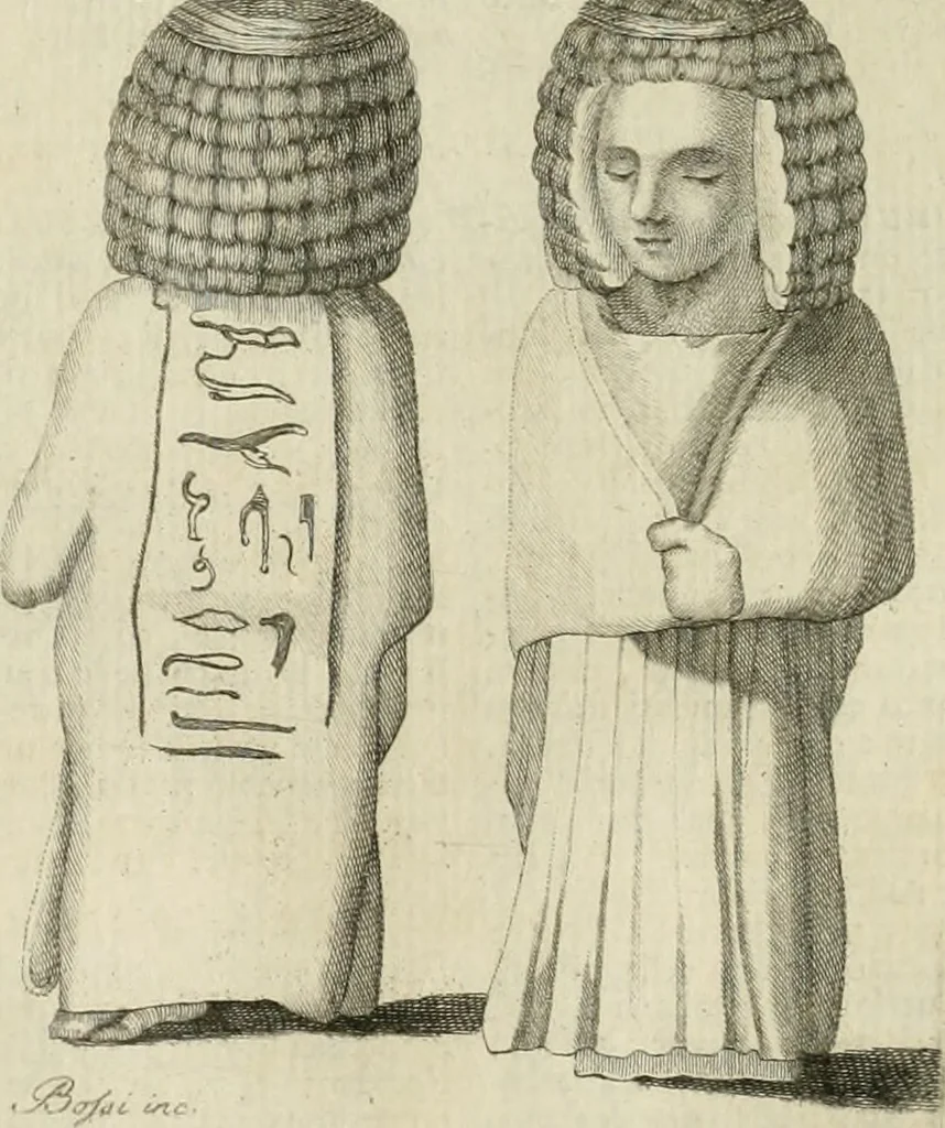 An illustration from Storia delle arti del disegno presso gli antichi, 1783, leaf 211
