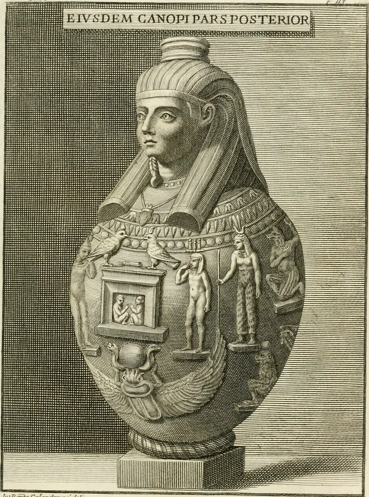 An illustration from Storia delle arti del disegno presso gli antichi, 1783, leaf 224
