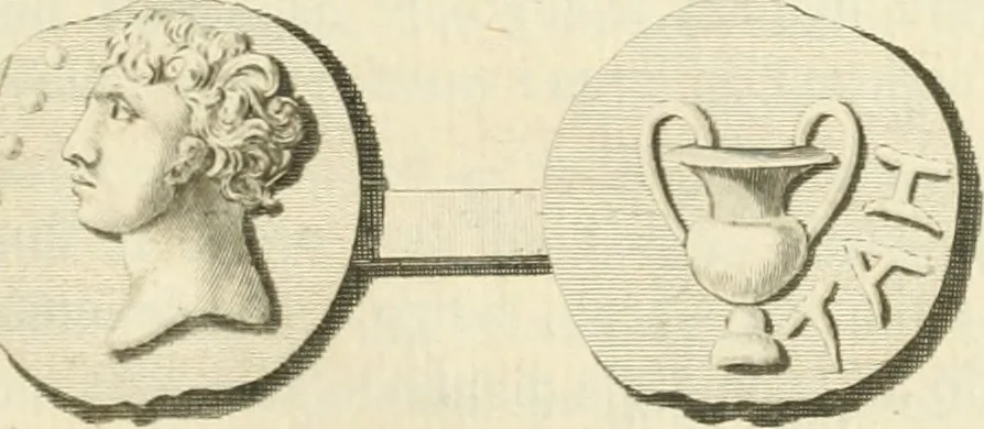 An illustration from Storia delle arti del disegno presso gli antichi, 1783, leaf 304
