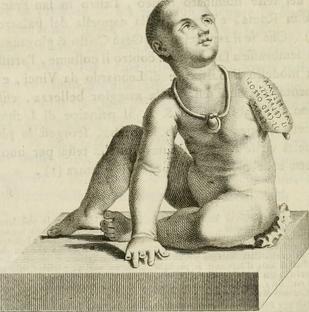 An illustration from Storia delle arti del disegno presso gli antichi, 1783, leaf 421