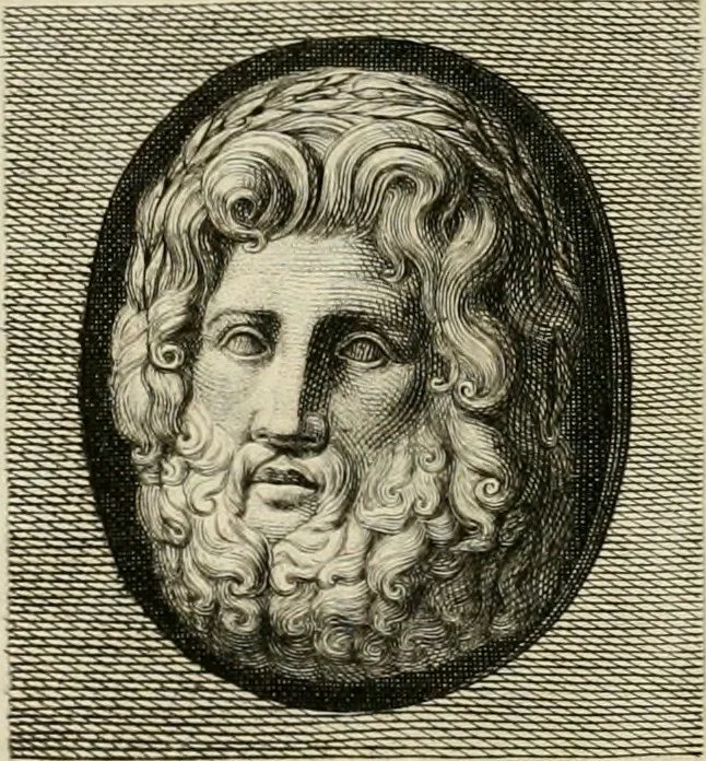 An illustration from Storia delle arti del disegno presso gli antichi, 1783, leaf 505