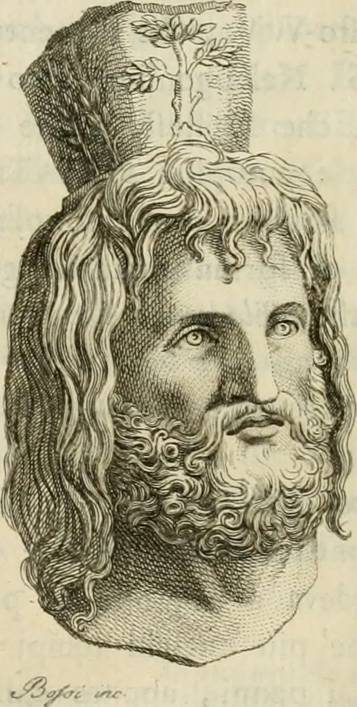 An illustration from Storia delle arti del disegno presso gli antichi, 1783, leaf 531