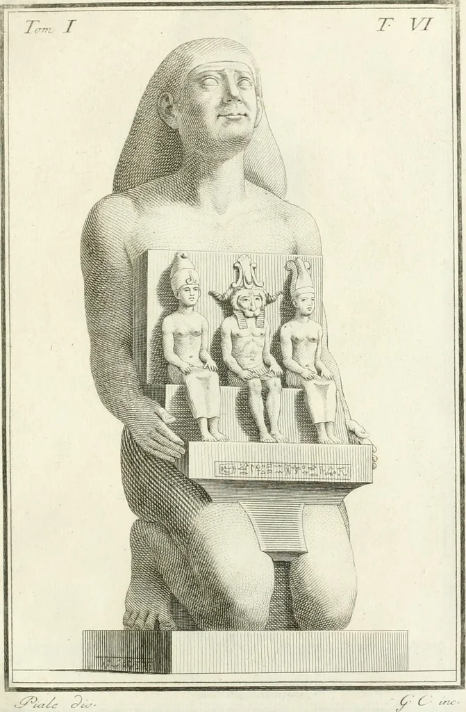 An illustration from Storia delle arti del disegno presso gli antichi, 1783, leaf 574