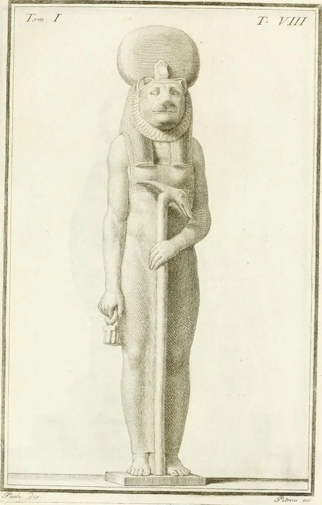 An illustration from Storia delle arti del disegno presso gli antichi, 1783, leaf 578