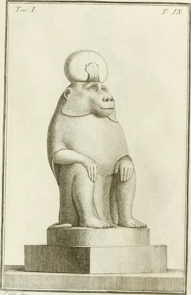 An illustration from Storia delle arti del disegno presso gli antichi, 1783, leaf 580