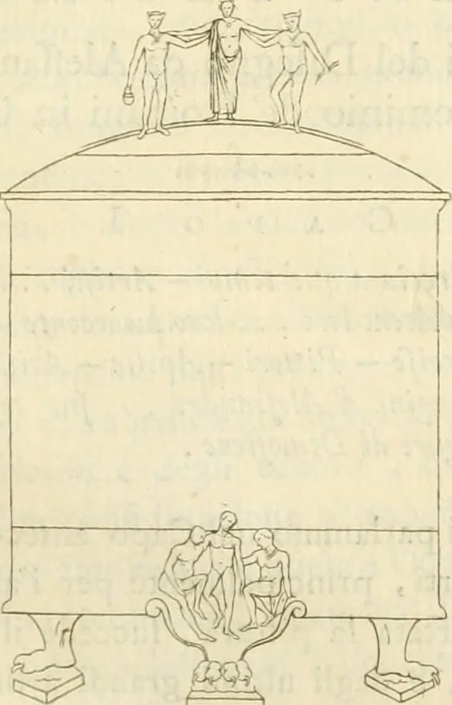 An illustration from Storia delle arti del disegno presso gli antichi, 1783, leaf 240