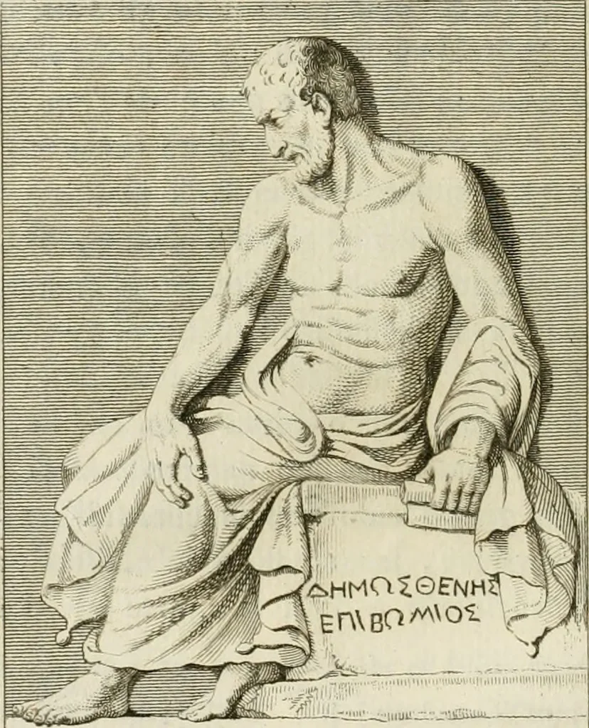 An illustration from Storia delle arti del disegno presso gli antichi, 1783, leaf 261