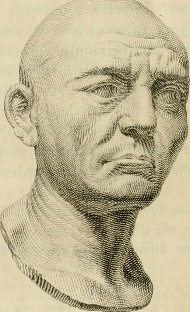 An illustration from Storia delle arti del disegno presso gli antichi, 1783, leaf 353