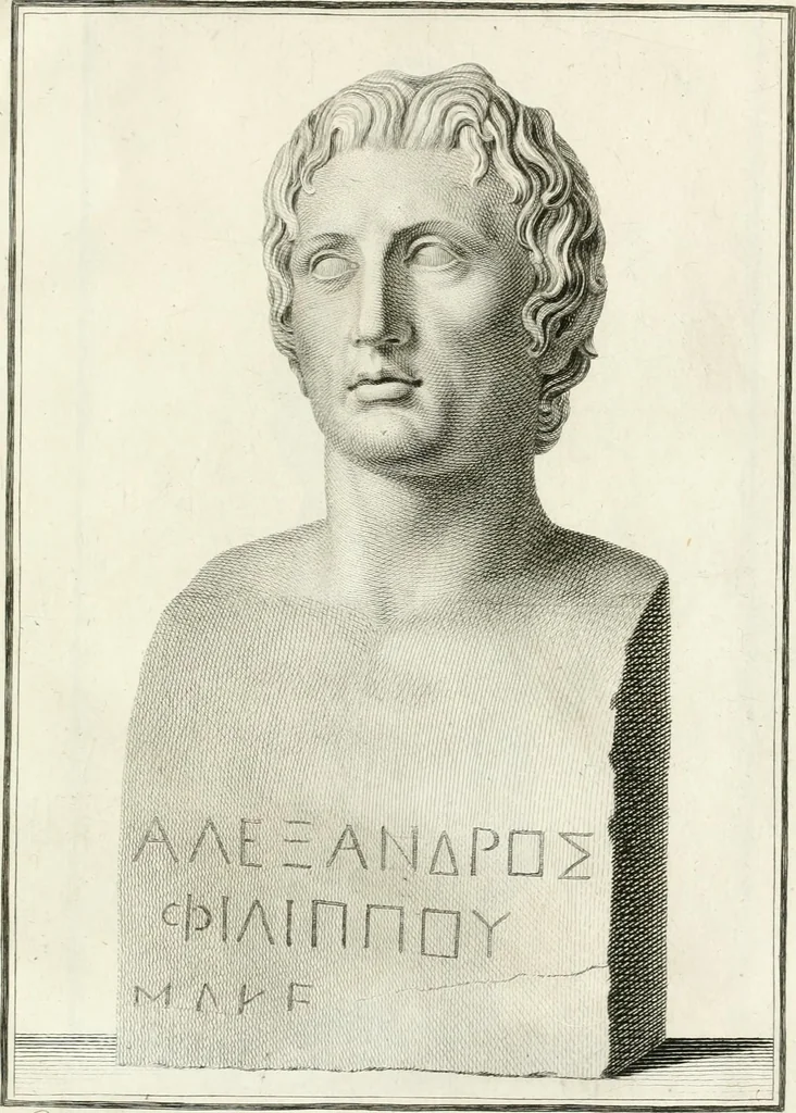 An illustration from Storia delle arti del disegno presso gli antichi, 1783, leaf 444