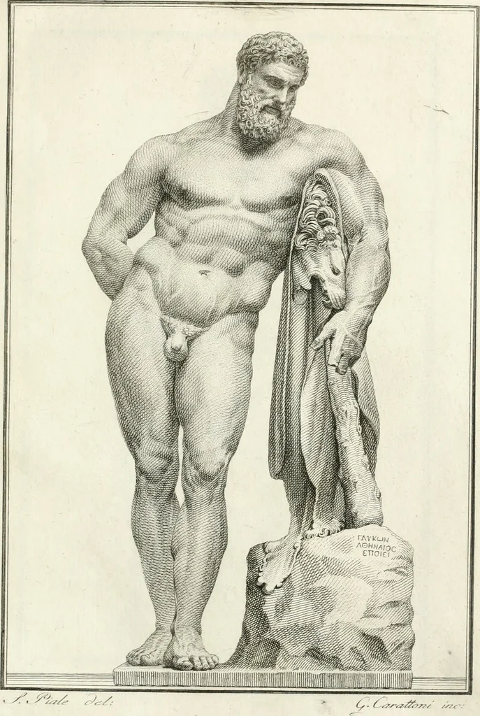 An illustration from Storia delle arti del disegno presso gli antichi, 1783, leaf 448