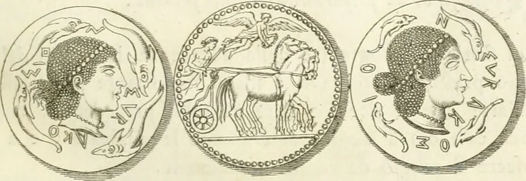 An illustration from Storia delle arti del disegno presso gli antichi, 1783, leaf 92