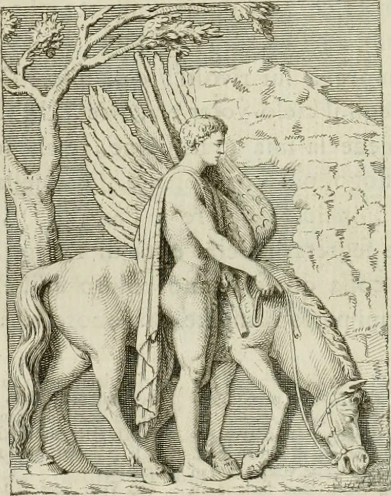 An illustration from Storia delle arti del disegno presso gli antichi, 1783, leaf 31