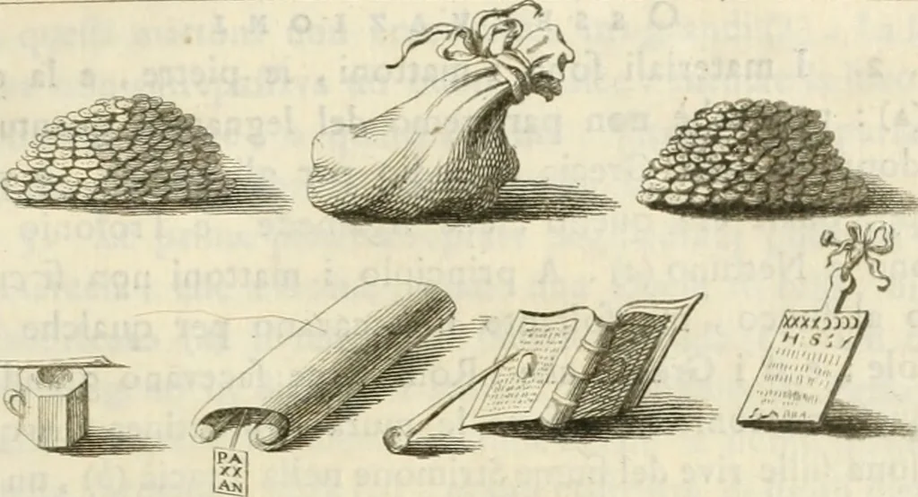An illustration from Storia delle arti del disegno presso gli antichi, 1783, leaf 34