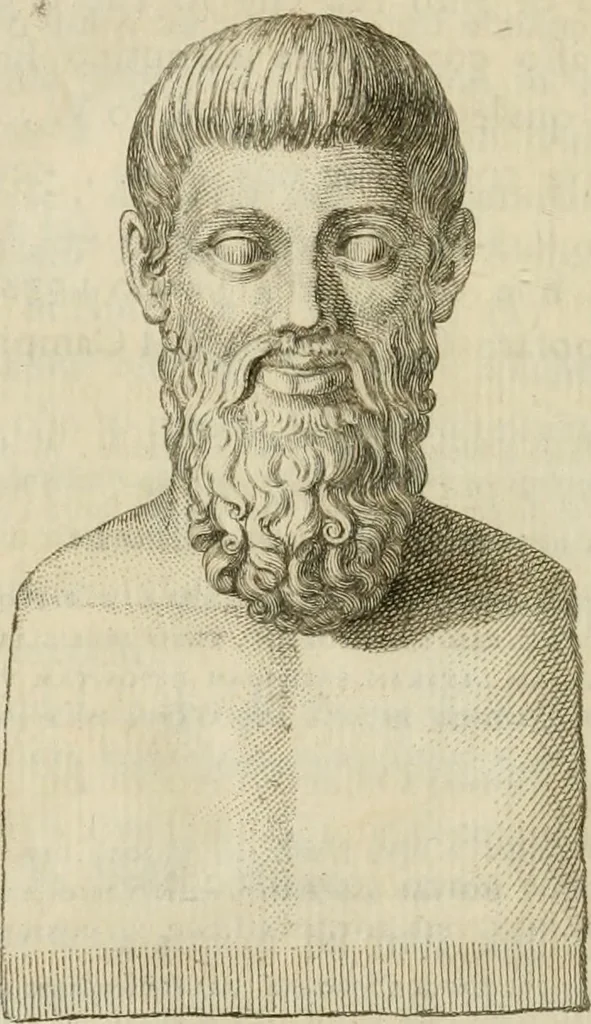 An illustration from Storia delle arti del disegno presso gli antichi, 1783, leaf 433