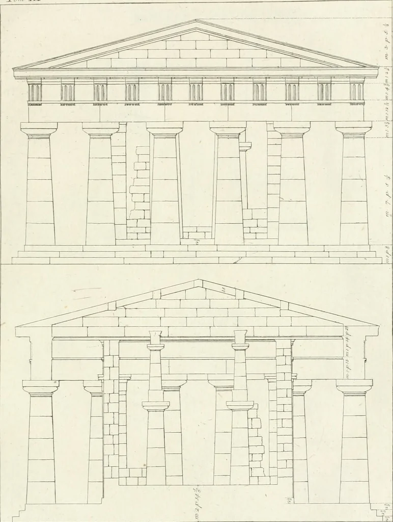 An illustration from Storia delle arti del disegno presso gli antichi, 1783, leaf 668