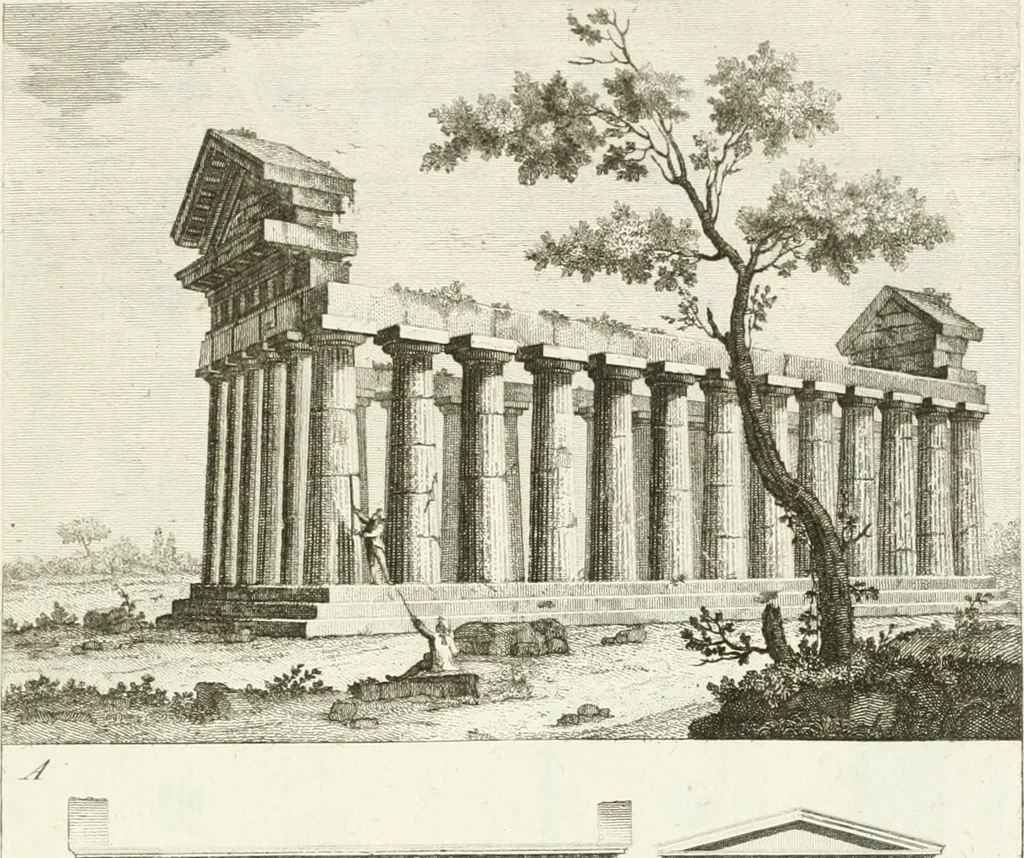 An illustration from Storia delle arti del disegno presso gli antichi, 1783, leaf 672